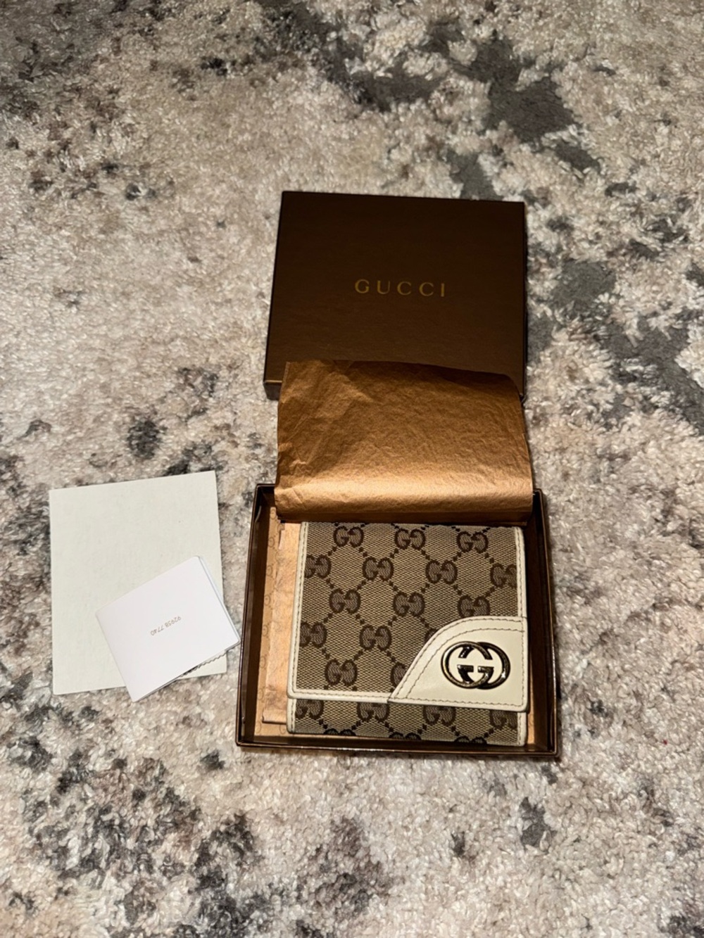 Gucci Britt wallet Beige/Brown GG Canvas